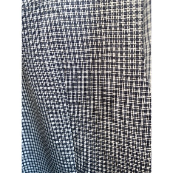 Tommy Hilfiger men sport Blazer jacket 100% worsted wool gingham gray 50R Plaid - Picture 7 of 16